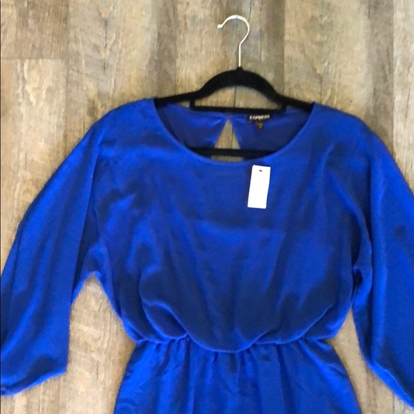 Royal blue Express dress - Picture 3 of 6
